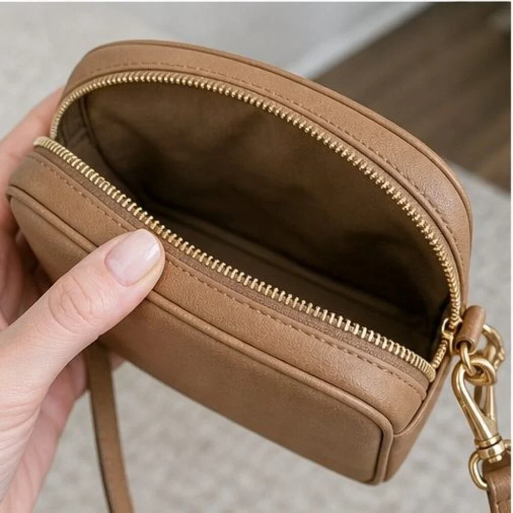 Tan Faux Leather Bag